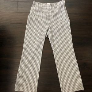 Aritzia Wilfred Kick Flare Gingham Pants in NWOT